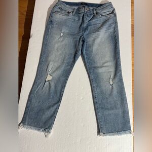 Women’s JCrew jeans, size 30, slim, broken in boyfriend